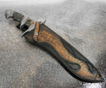 Freedom Fighter with Damascus Blade in Custom Made Sheath