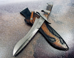 Freedom Fighter with Damascus Blade and Custom Made Sheath